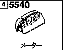5540A - Meter (with tachometer) 