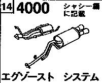 4000B - Exhaust system