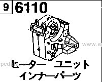 6110 - Heater unit inner parts 