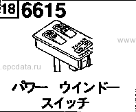 6615 - Power window switch 