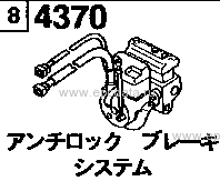 4370 - Anti-lock brake system (2wd)(gasoline)(2000cc)