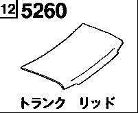 5260 - Trunk lid (4-door)