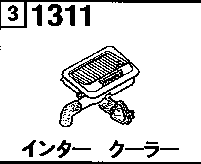 1311D - Intercooler (rotary) 