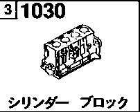 1030 - Cylinder block (2000cc)