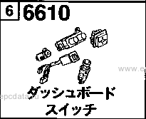 6610 - Dashboard switch (manual operating)