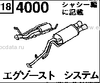 4000 - Exhaust system (13b)