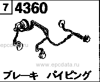 4360A - Brake piping (4ws)