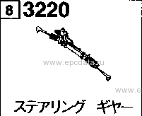 3220A - Steering gear (with power steering) 