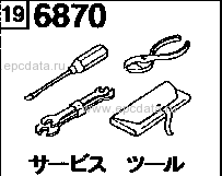 6870A - Service tool (diesel)
