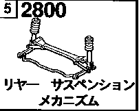 2800 - Rear suspension mechanism 