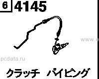 4145A - Clutch piping (mt) (gasoline)