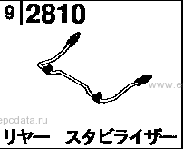 2810B - Rear stabilizer (4wd)
