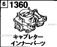 1360AA - Carburettor inner parts (gasoline)