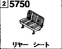 5750 - Rear seat 
