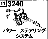 3240 - Power steering system (3000cc)