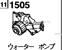 1505B - Water pump (diesel)