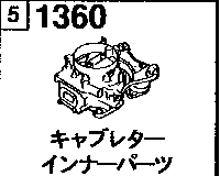 1360 - Carburettor inner parts 