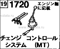 1720 - Manual transmission change control system (gasoline)(2wd)