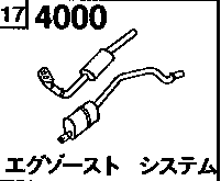 4000A - Exhaust system (diesel)(wagon>2000cc>non-turbo) 