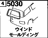 5030A - Window molding (truck & double cab) 