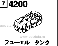 4200AA - Fuel tank (diesel)(truck & double cab) 