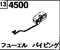 4500 - Fuel piping (gasoline)(wagon & van)
