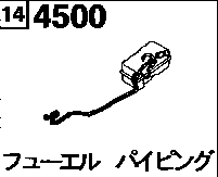 4500AA - Fuel piping (diesel)(truck & double cab) 