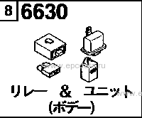 6630A - Body relay & unit (truck & double cab) 