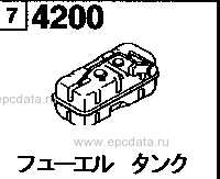 4200A - Fuel tank (gasoline)(truck & double cab)