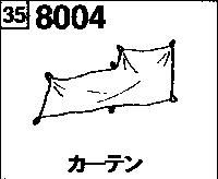 8004 - Curtain (w.b. marvie camper)