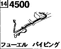 4500AA - Fuel piping (3 meters long spec)(dump > koushou)(2wd)