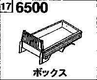 6500D - Box (double cab) (2.75t)(koushou)