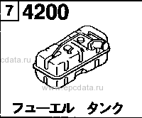 4200A - Fuel tank (diesel)(wagon & van)