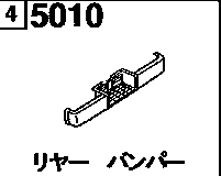 5010 - Rear bumper (wagon)