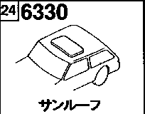 6330A - Sunroof (canvas top)