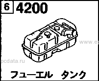 4200AA - Fuel tank (diesel)(4wd)
