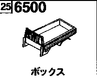 6500A - Box (truck)(wooden floor box) 