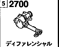 2700 - Differential (single tire) 