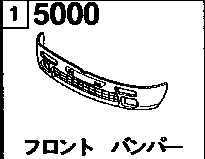 5000B - Front bumper (wild-break)