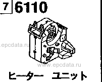 6110A - Heater unit (mode control : motor type)