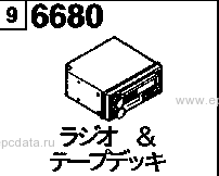 6680 - Audio system (radio & tape deck)