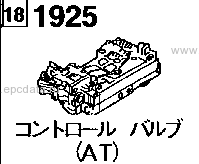 1925A - Control valve components (at) (4-speed)