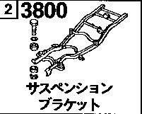 3800 - Suspension bracket (van)