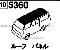 5360A - Body panel (roof) (truck, dump & panel van)
