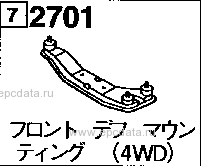 2701 - Front differential mounting (4wd)
