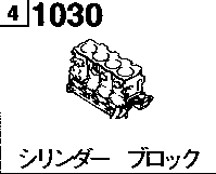 1030 - Cylinder block (non-turbo)(carburettor)