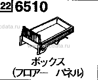 6510 - Box (floor panel) (truck)(ka,kc,kd,kl,kt,ku & wx)