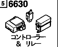 6630 - Controller & relay (wagon & van)
