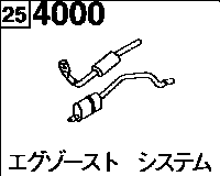 4000A - Exhaust system (turbo)