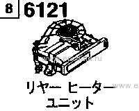 6121 - Heater unit (rear heater) 